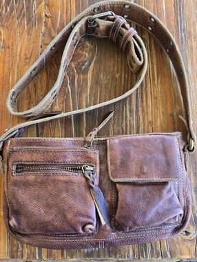 Free Peple Wade Leather Sling Purse